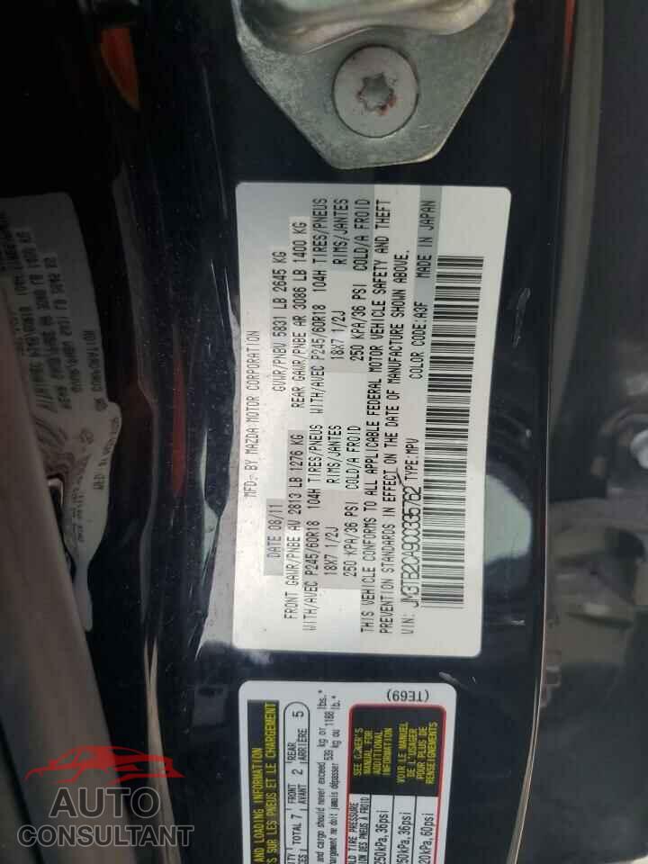 MAZDA CX-9 2012 - JM3TB2CA9C0335762