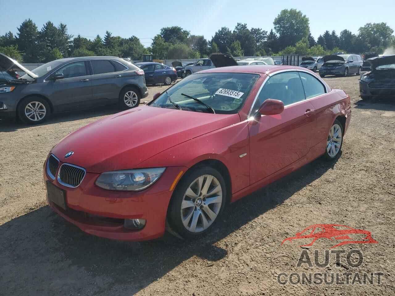 BMW 3 SERIES 2012 - WBADW3C53CE823227