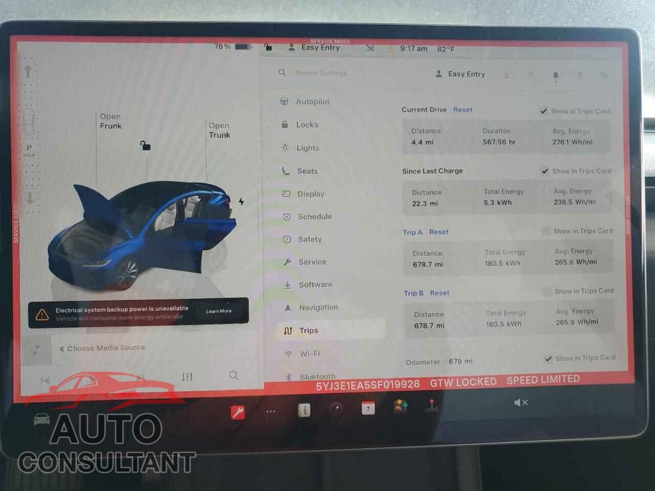 TESLA MODEL 3 2025 - 5YJ3E1EA5SF019928