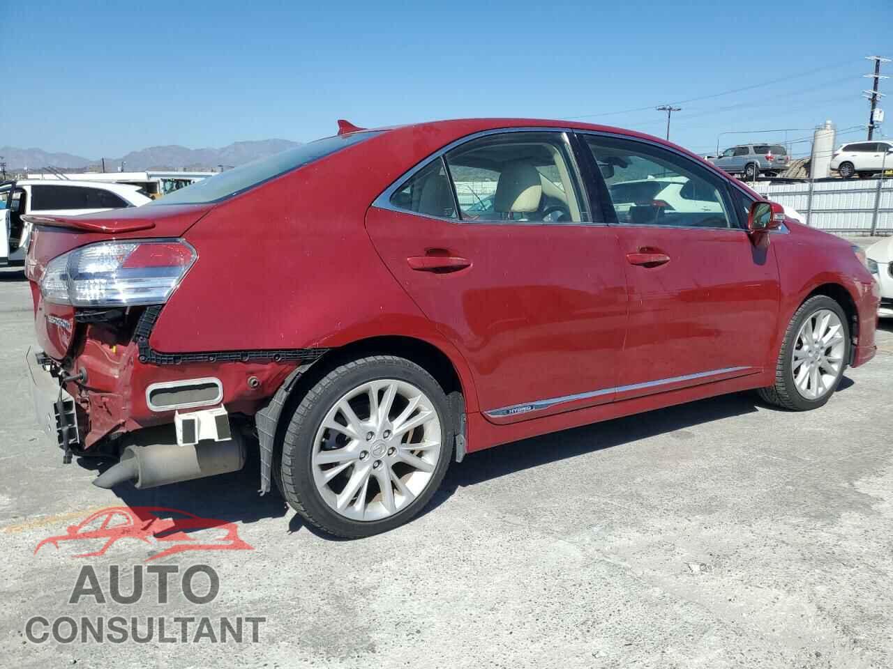LEXUS HS 2011 - JTHBB1BA2B2046207