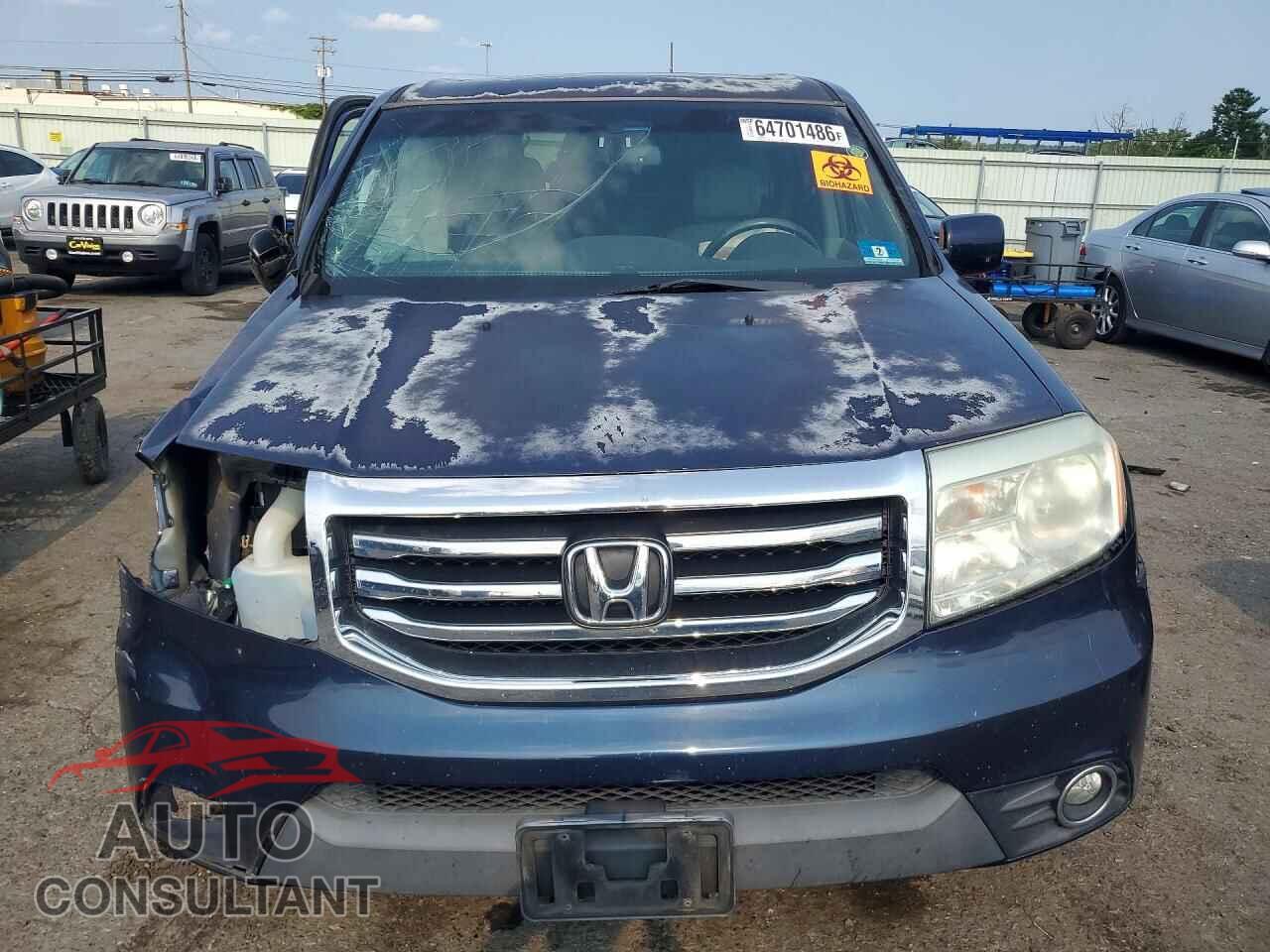 HONDA PILOT 2012 - 5FNYF4H61CB031877