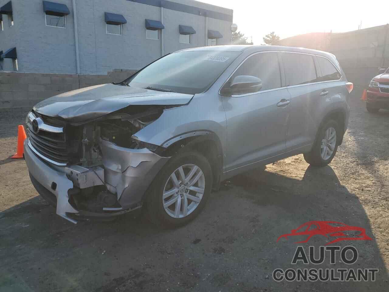 TOYOTA HIGHLANDER 2015 - 5TDBKRFH6FS167070