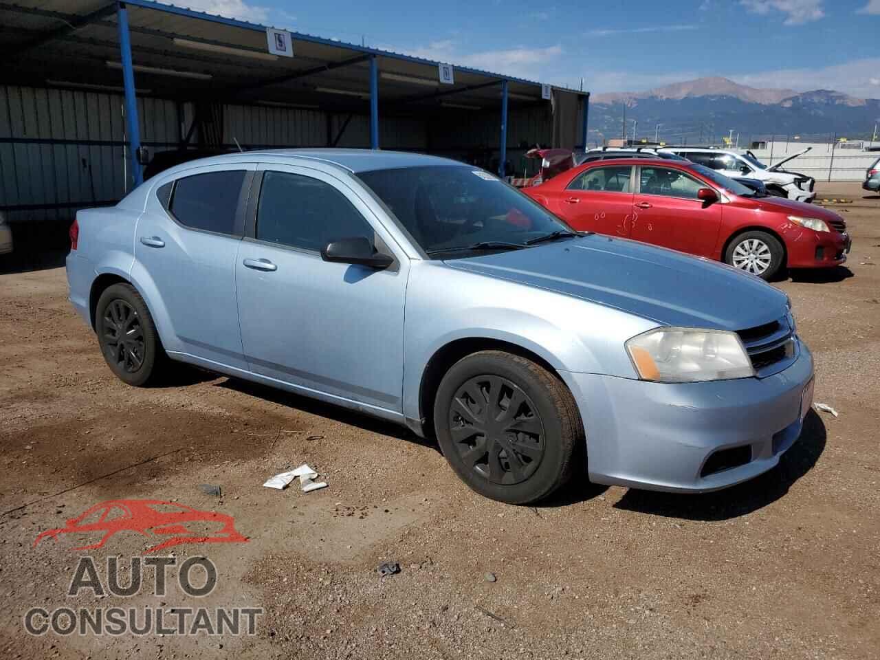 DODGE AVENGER 2013 - 1C3CDZAB7DN616491
