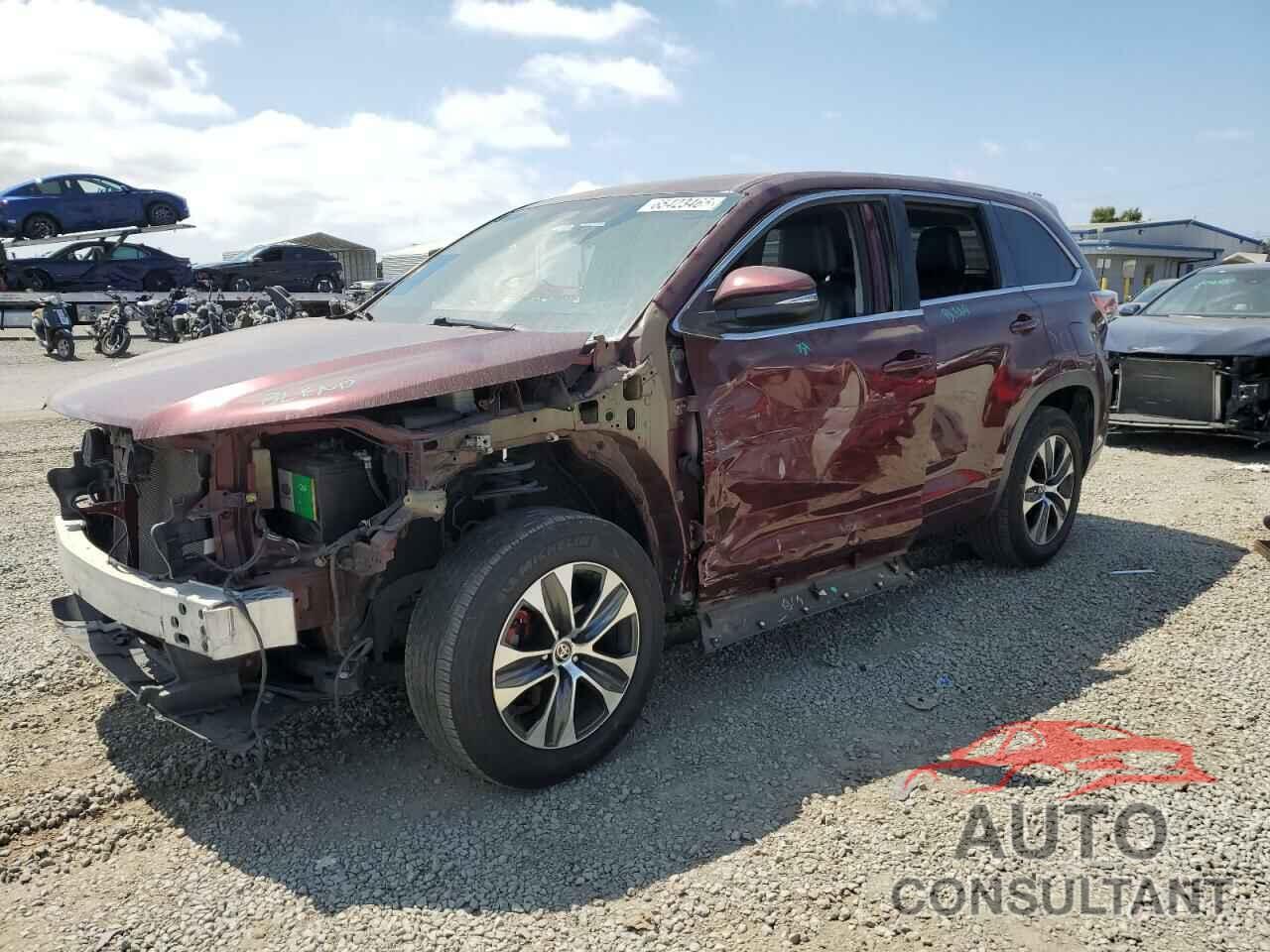 TOYOTA HIGHLANDER 2015 - 5TDZKRFH3FS077728