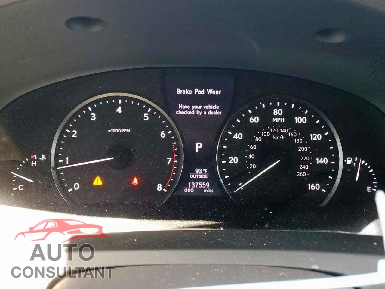 LEXUS LS460 2013 - JTHBL5EF7D5122601