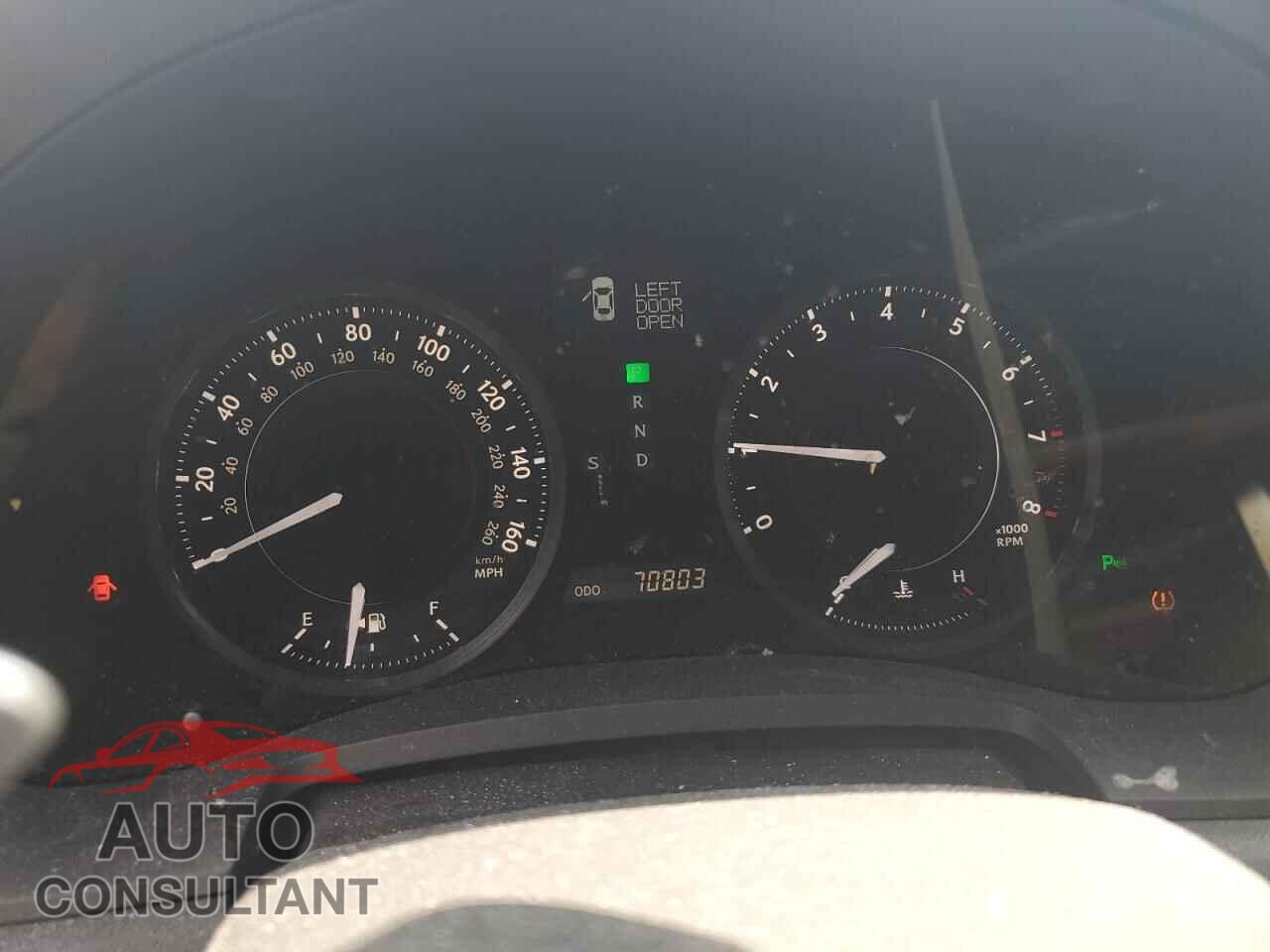 LEXUS IS 2010 - JTHFF2C26A2506289