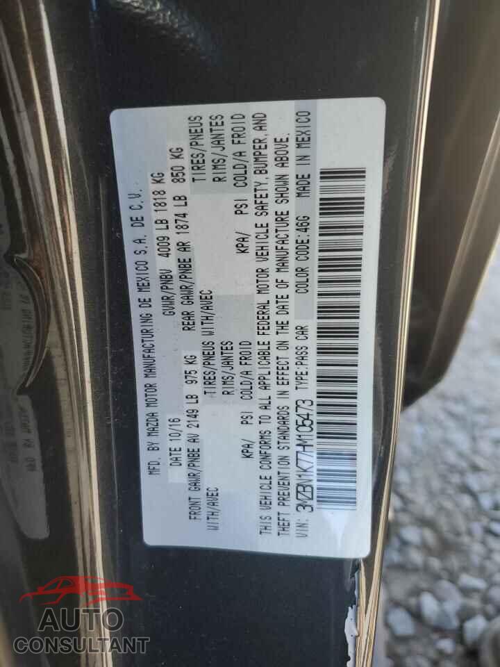 MAZDA 3 2017 - 3MZBN1K77HM105473