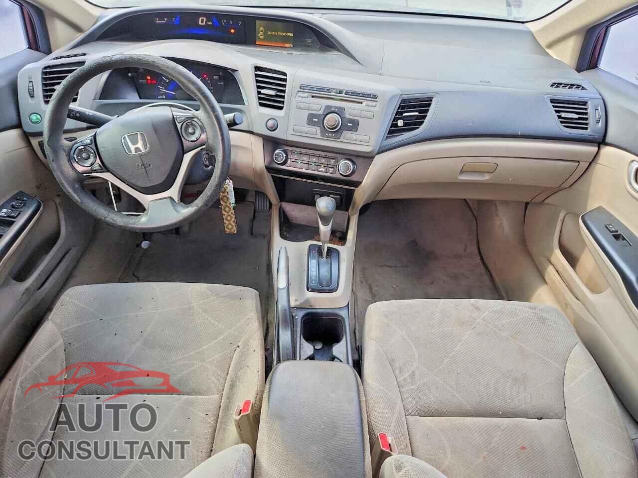 HONDA CIVIC 2012 - 19XFB2F51CE043843