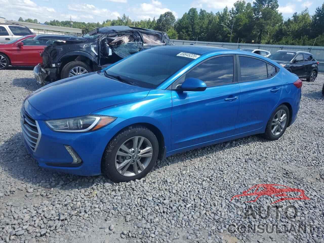 HYUNDAI ELANTRA 2017 - KMHD84LF3HU246946