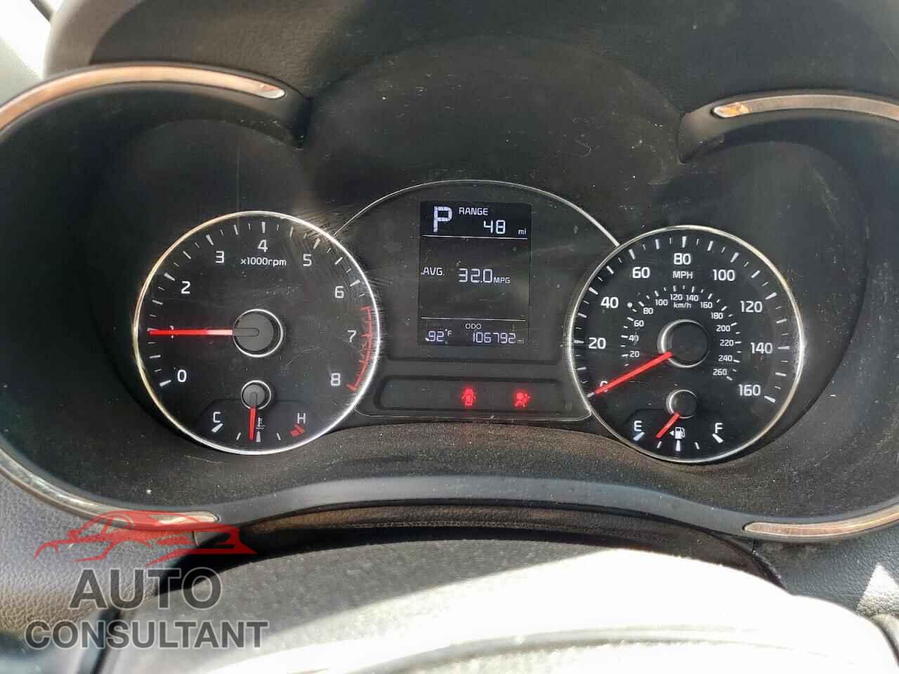 KIA FORTE 2017 - 3KPFK4A71HE012362