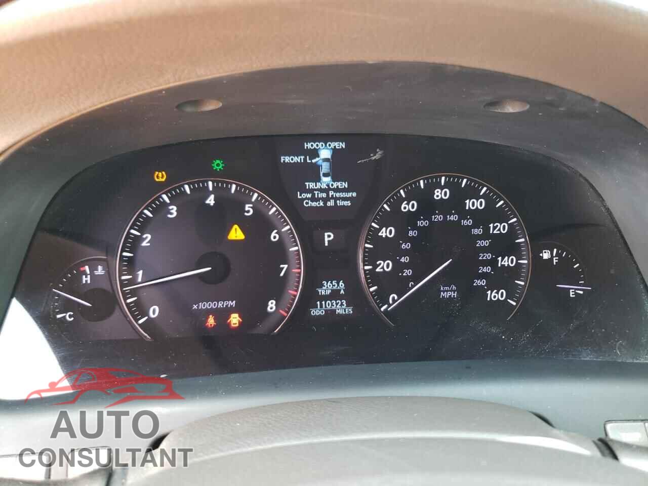 LEXUS LS460 2012 - JTHBL5EF8C5113209
