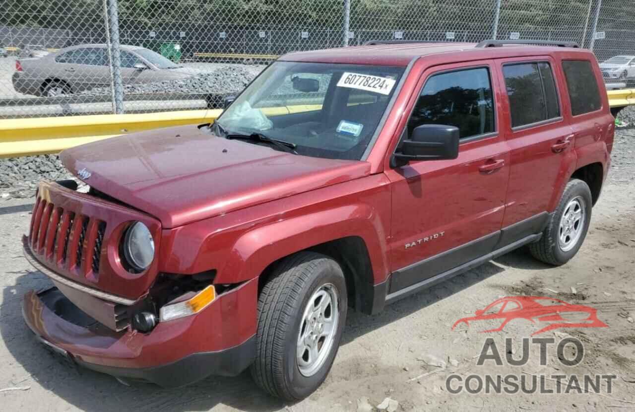 JEEP PATRIOT 2016 - 1C4NJPBA7GD628710