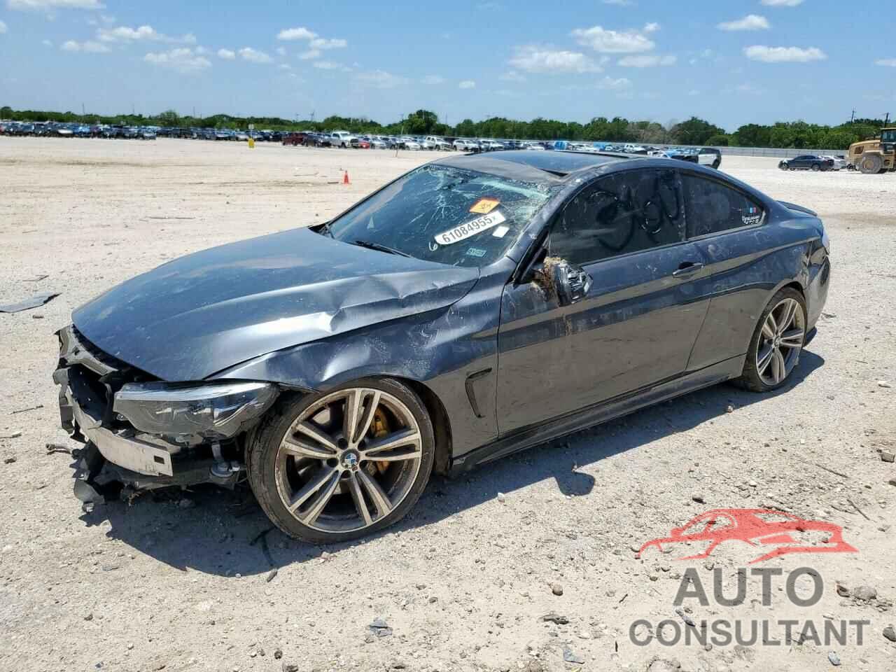 BMW 4 SERIES 2017 - WBA4P1C34HK522698