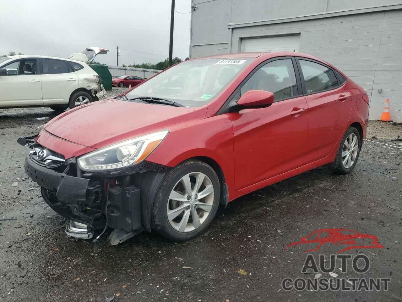 HYUNDAI ACCENT 2014 - KMHCU4AE6EU770265
