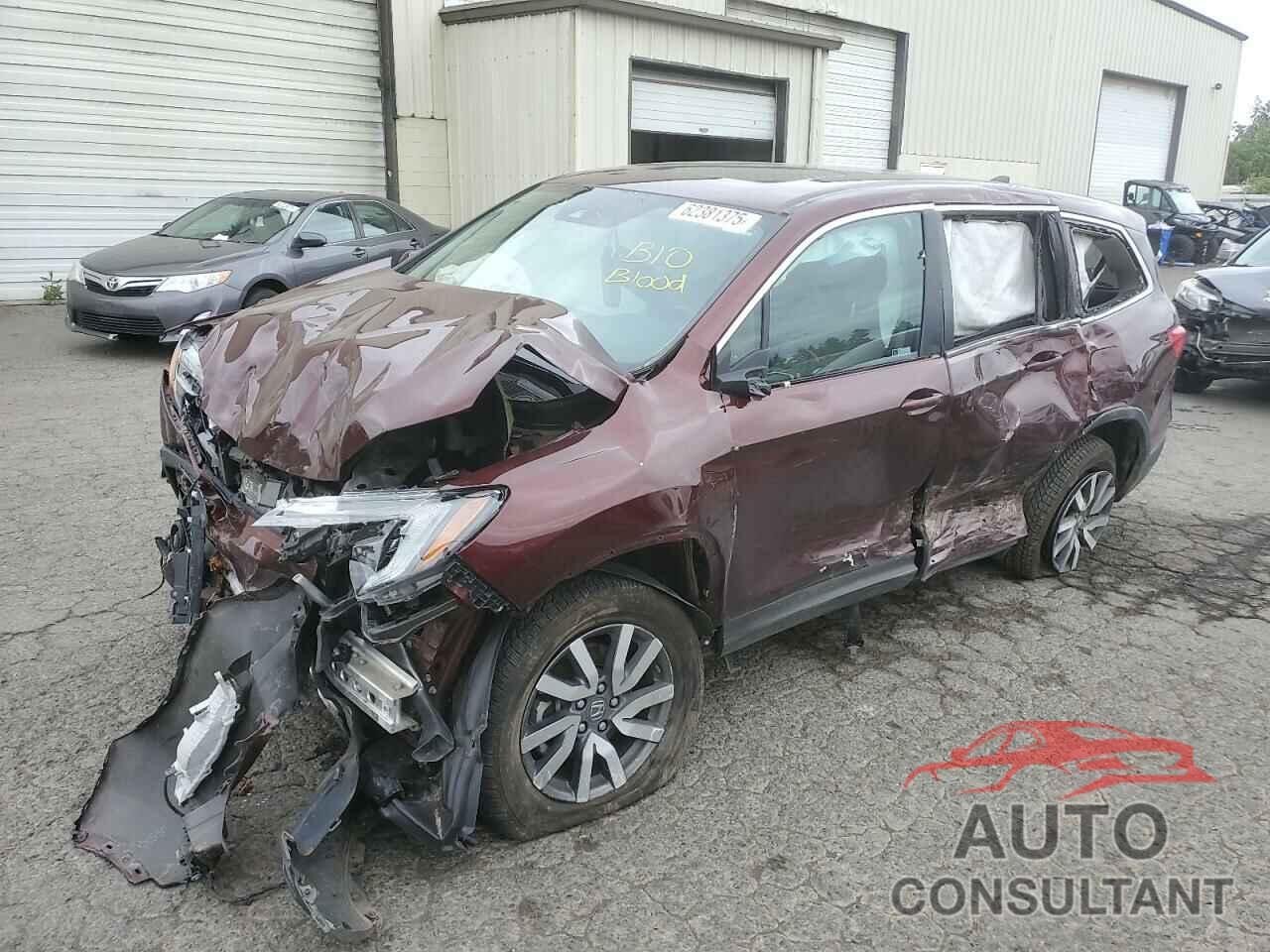 HONDA PILOT 2019 - 5FNYF6H54KB068388