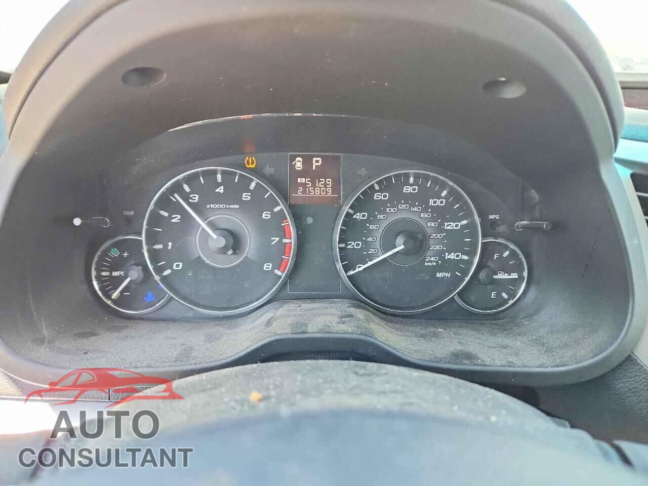 SUBARU OUTBACK 2012 - 4S4BRBCC0C3209513