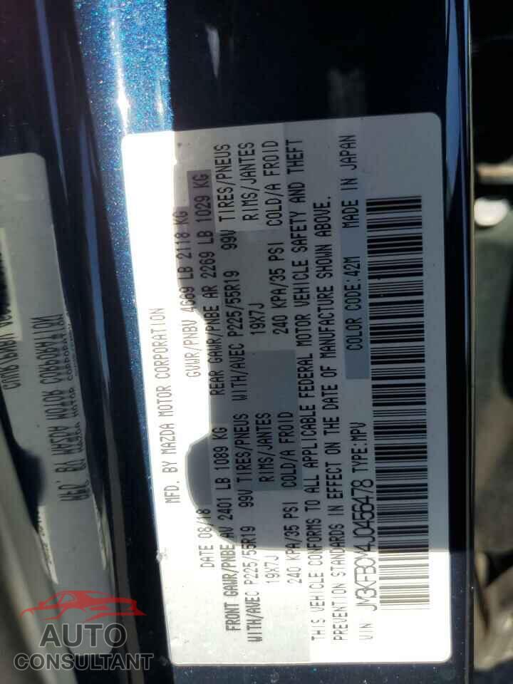 MAZDA CX-5 2018 - JM3KFBCM4J0456478