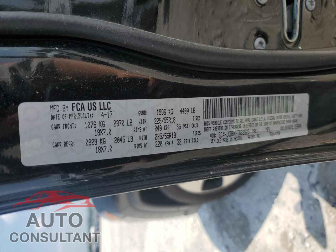JEEP COMPASS 2017 - 3C4NJCBBXHT632523