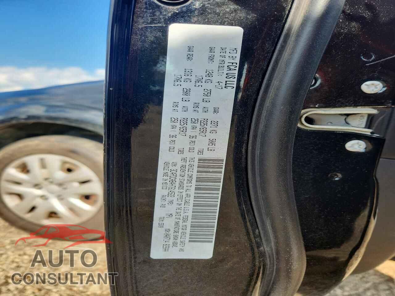 DODGE JOURNEY 2017 - 3C4PDCAB4HT614522