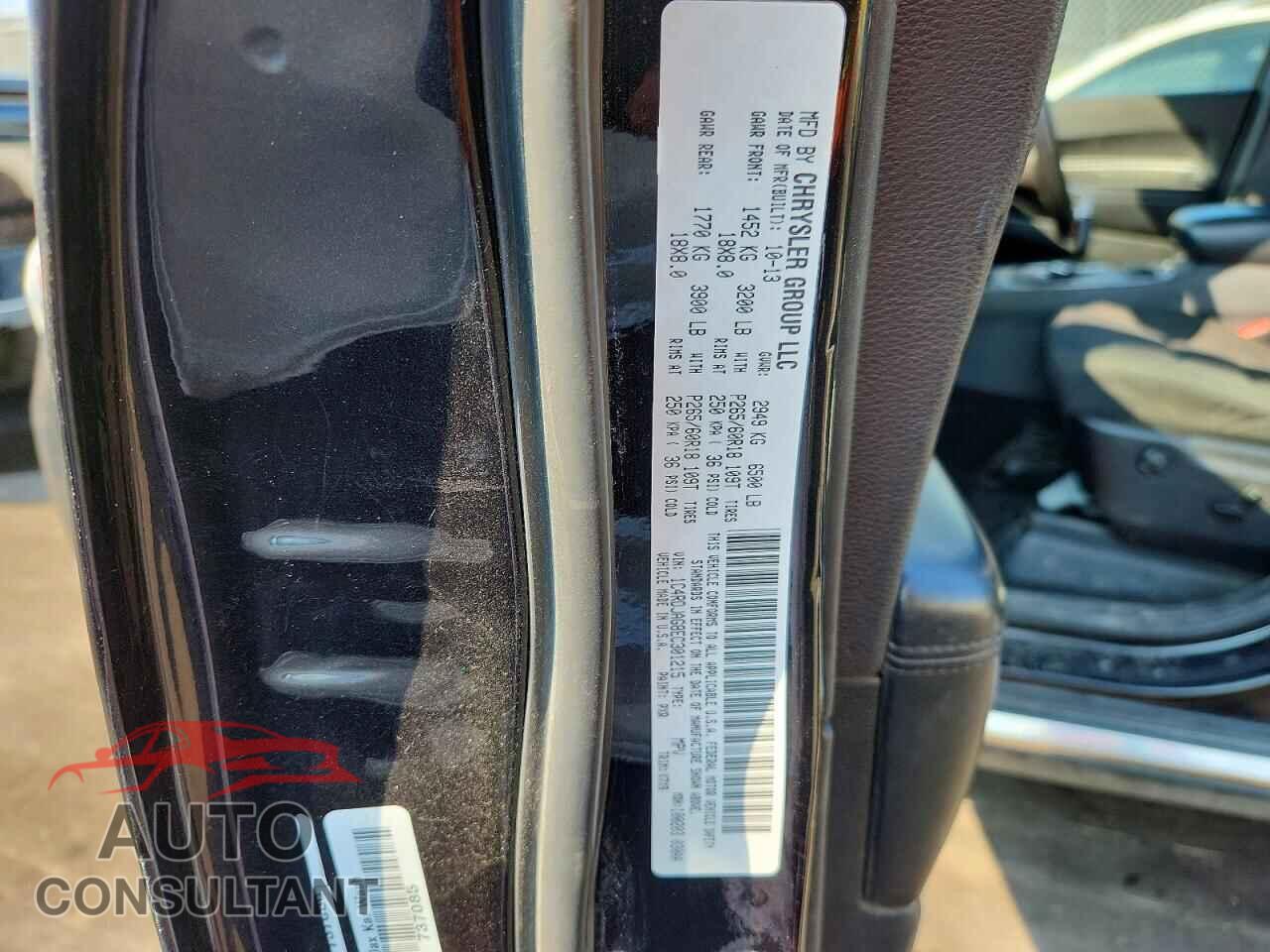 DODGE DURANGO 2014 - 1C4RDJAG8EC301215