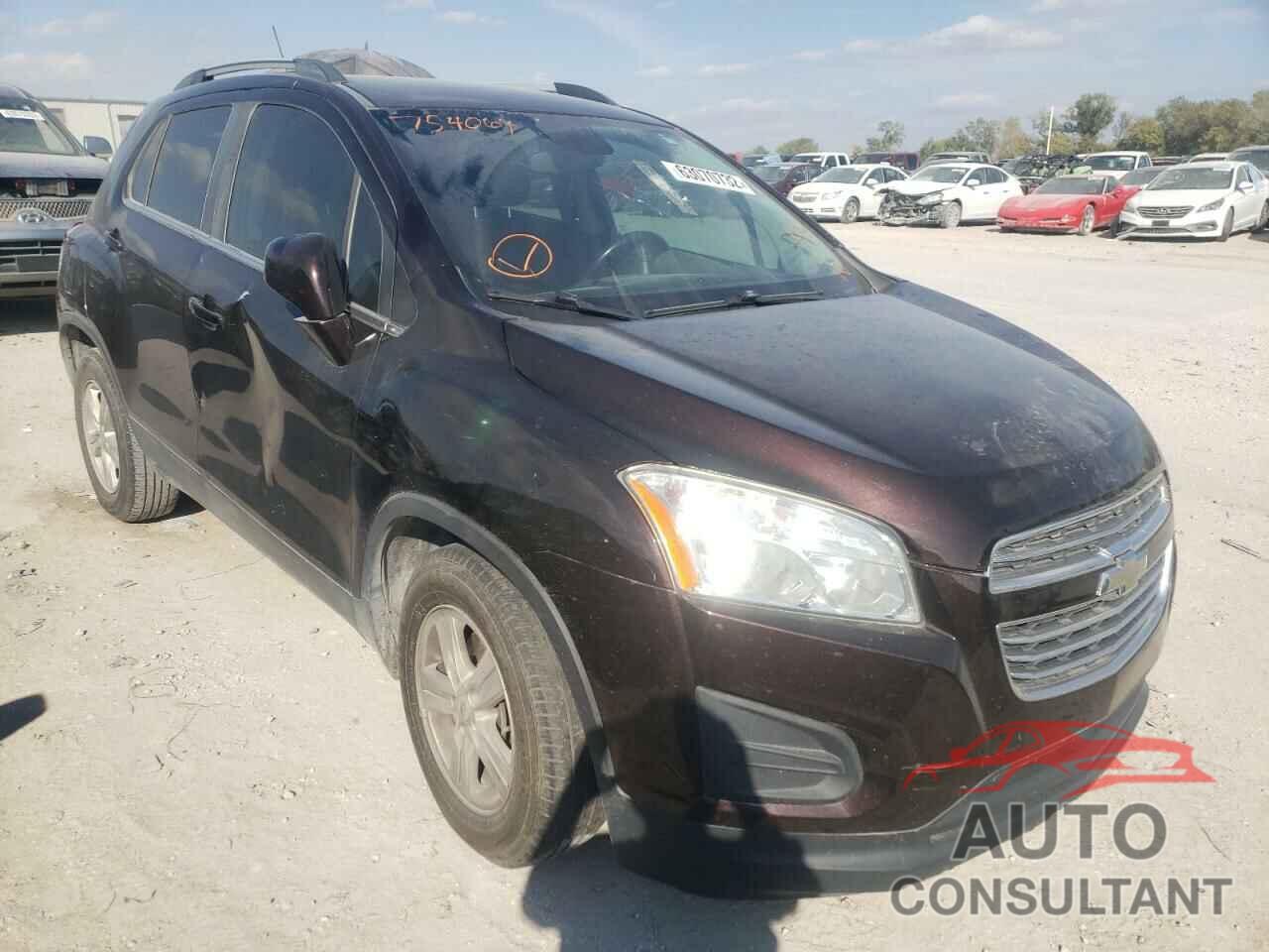 CHEVROLET TRAX 2016 - KL7CJLSB5GB754064