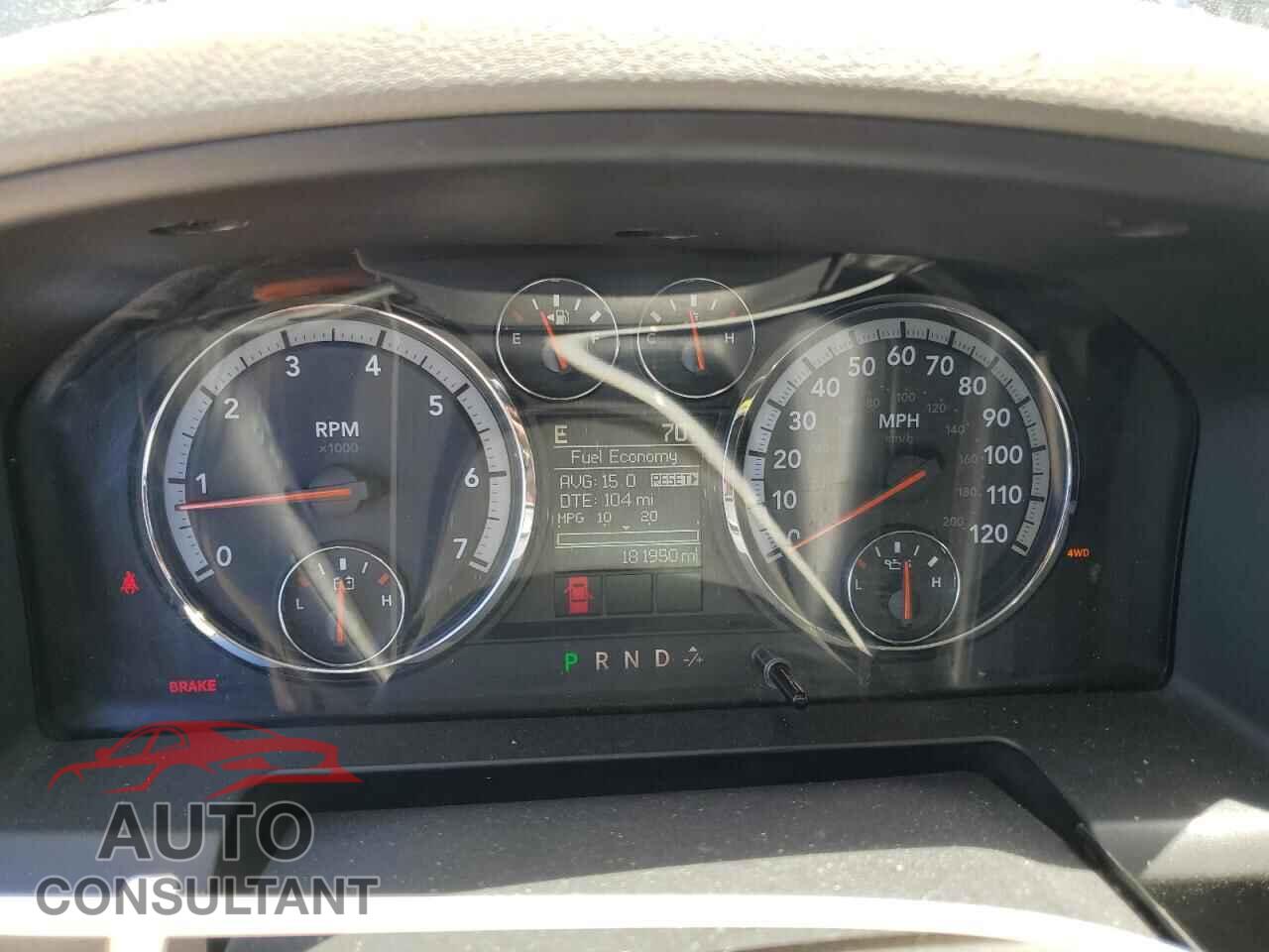 DODGE RAM 1500 2012 - 1C6RD7LT5CS203931