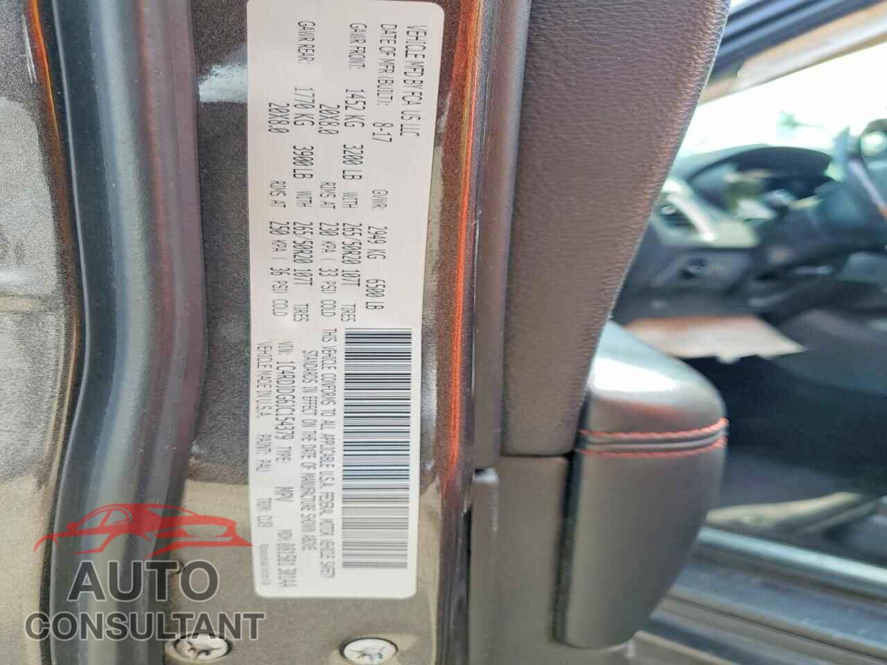 DODGE DURANGO 2018 - 1C4RDJDG6JC154379
