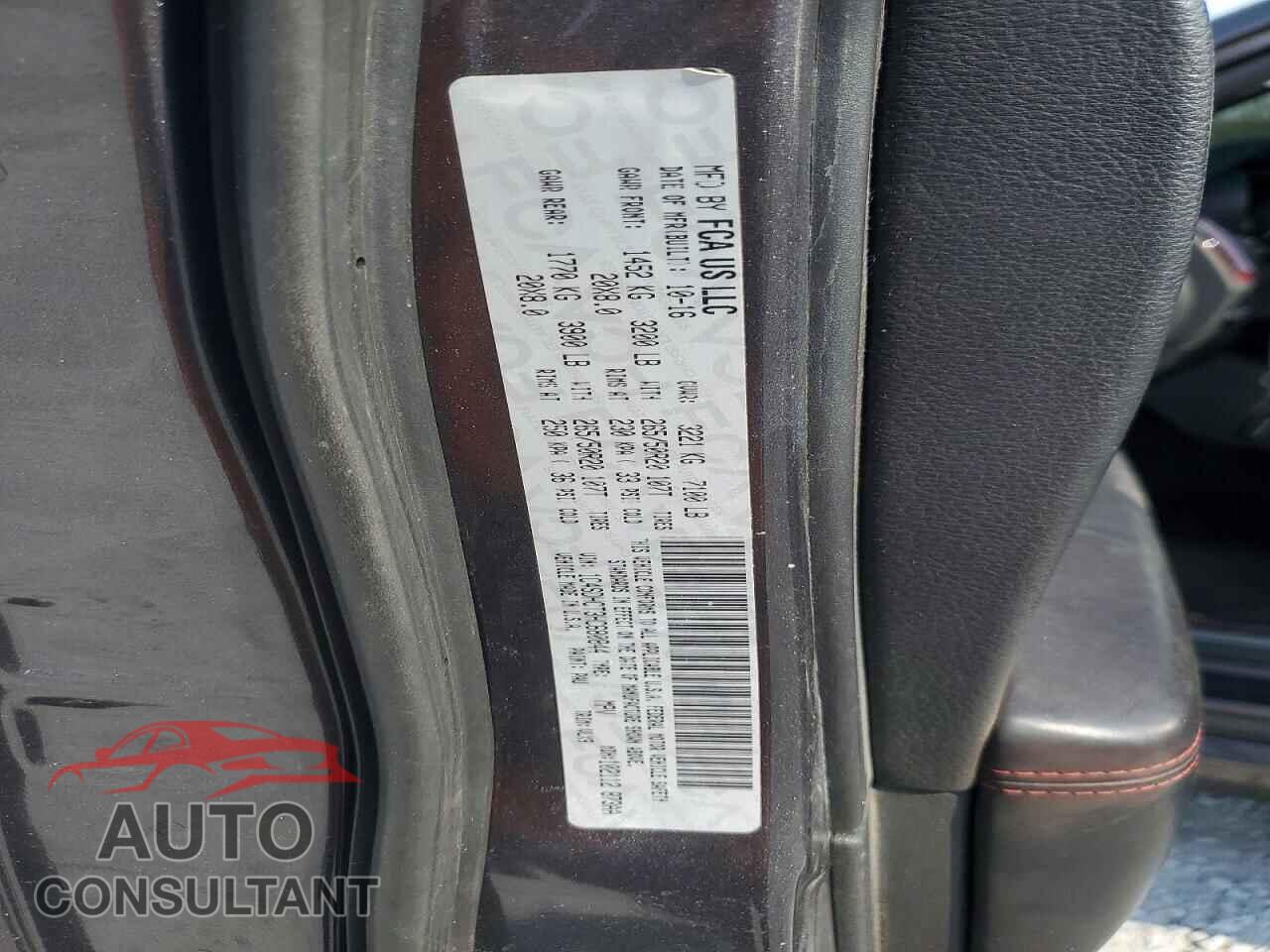 DODGE DURANGO 2017 - 1C4SDHCT3HC680844
