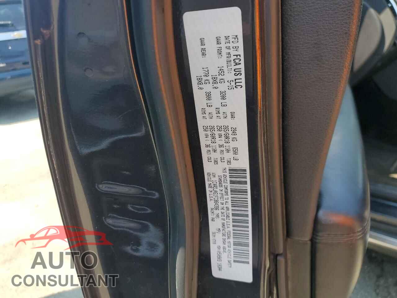 DODGE DURANGO 2015 - 1C4RDJAG1FC864396