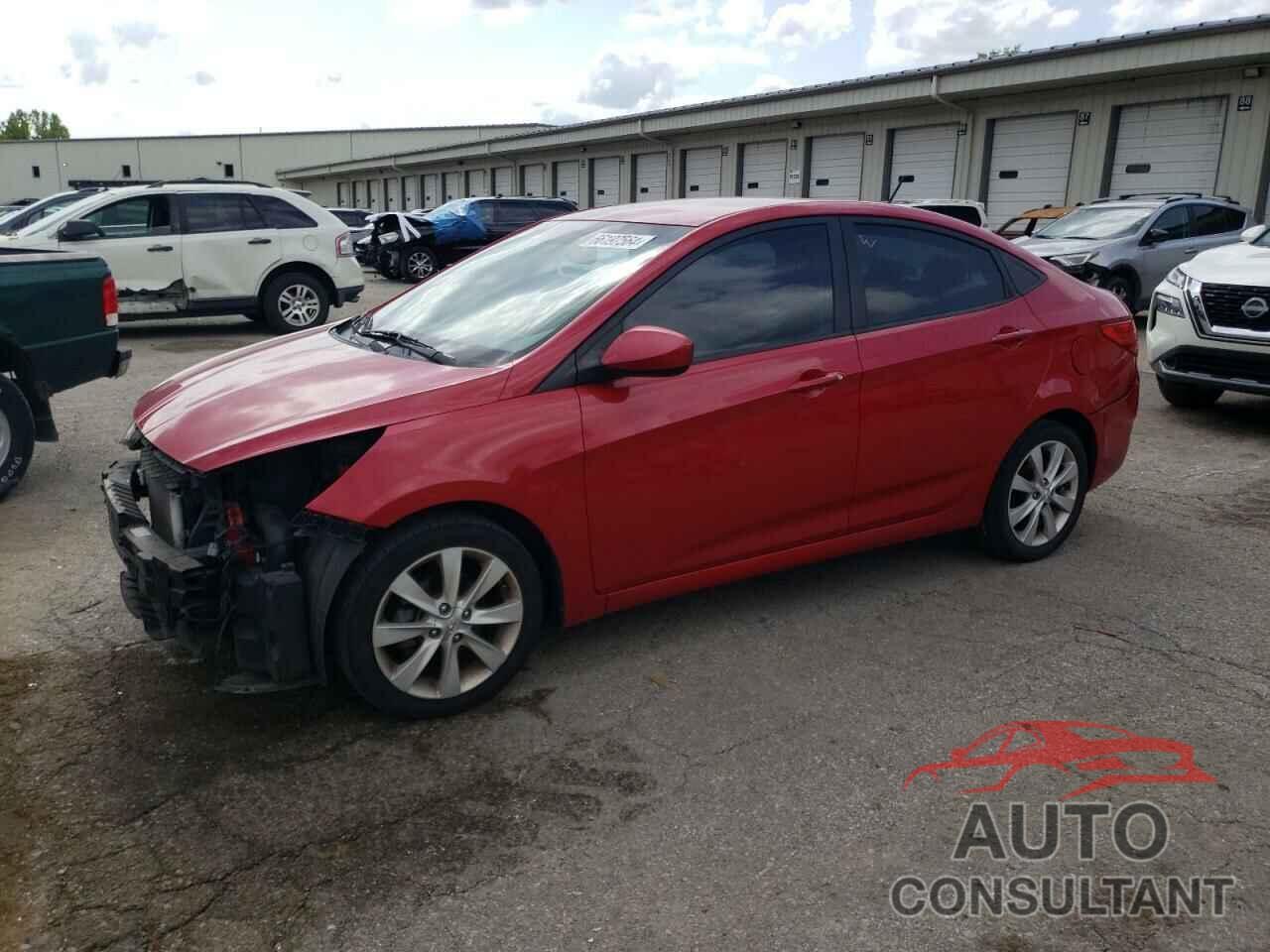 HYUNDAI ACCENT 2012 - KMHCU4AE4CU196102