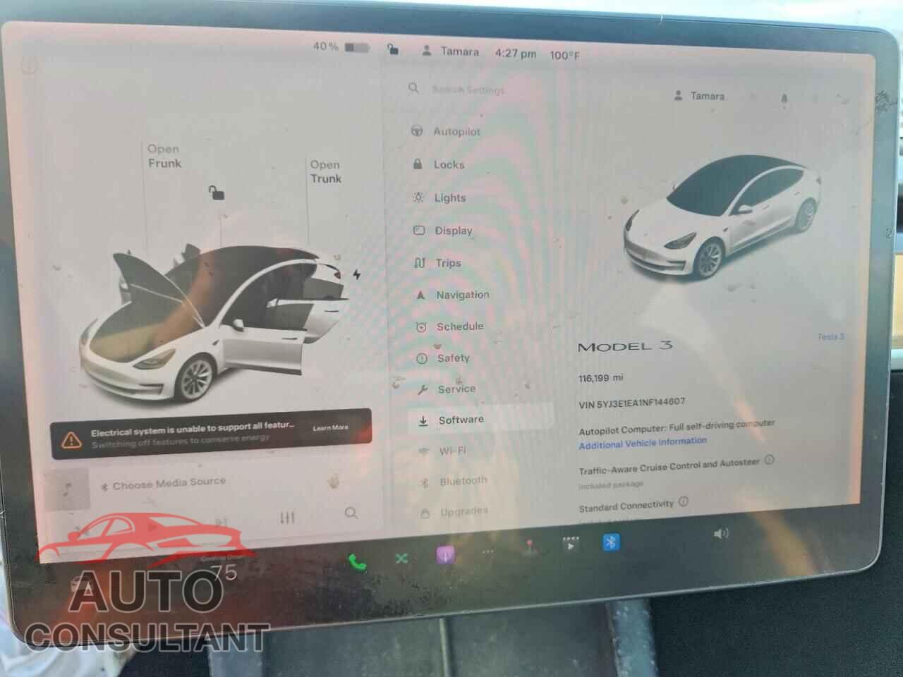TESLA MODEL 3 2022 - 5YJ3E1EA1NF144607