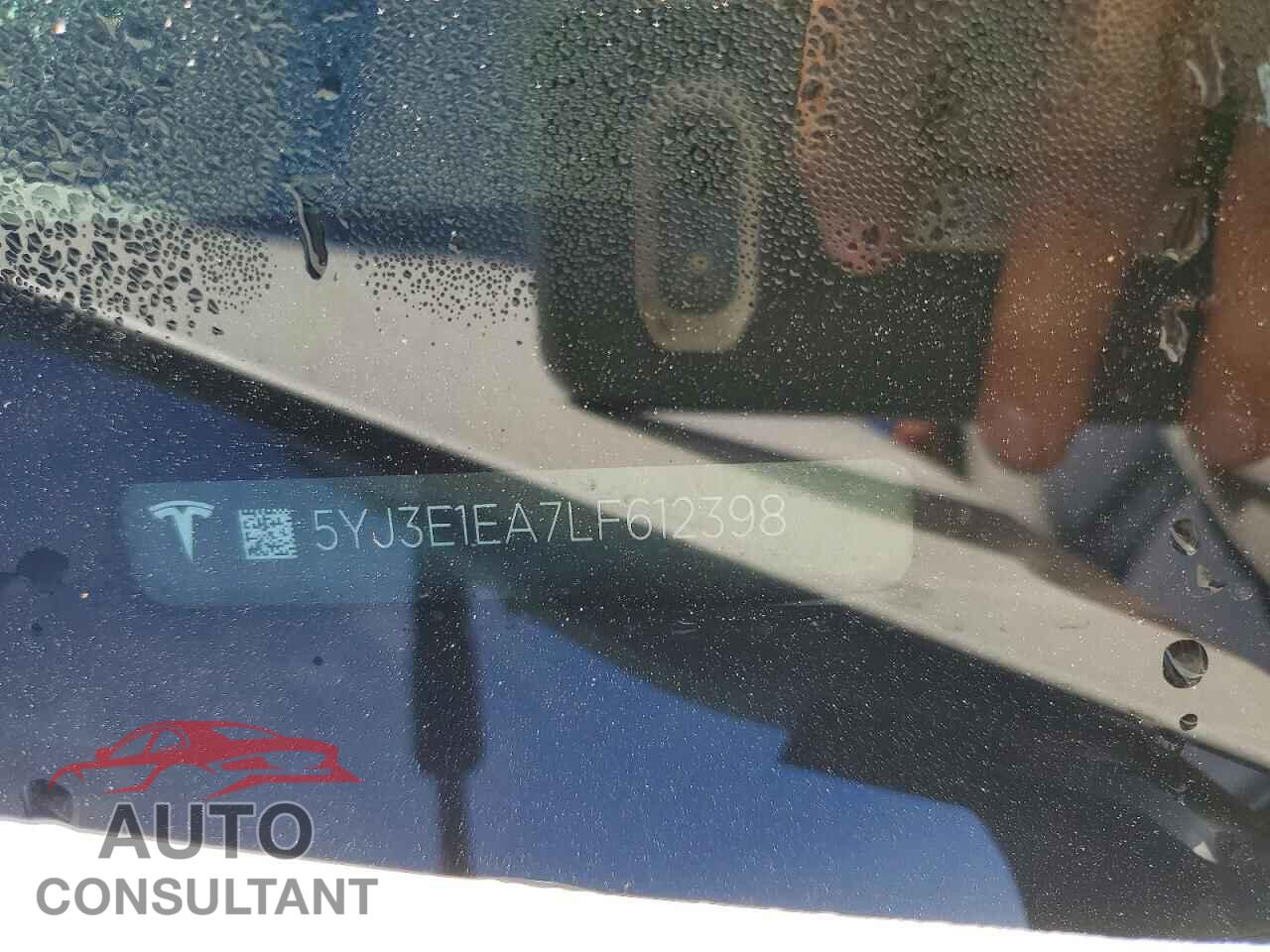 TESLA MODEL 3 2020 - 5YJ3E1EA7LF612398