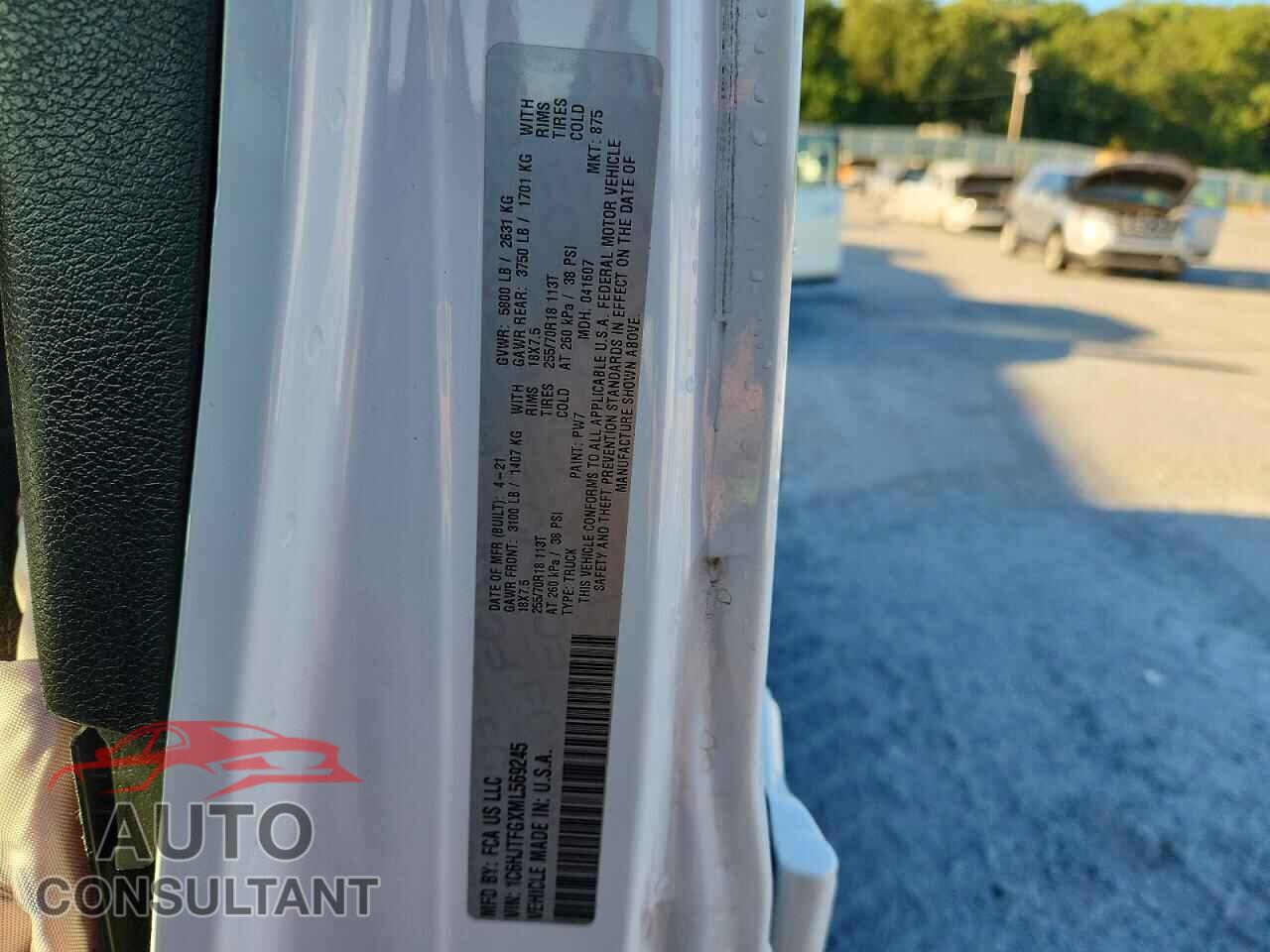 JEEP GLADIATOR 2021 - 1C6HJTFGXML569245