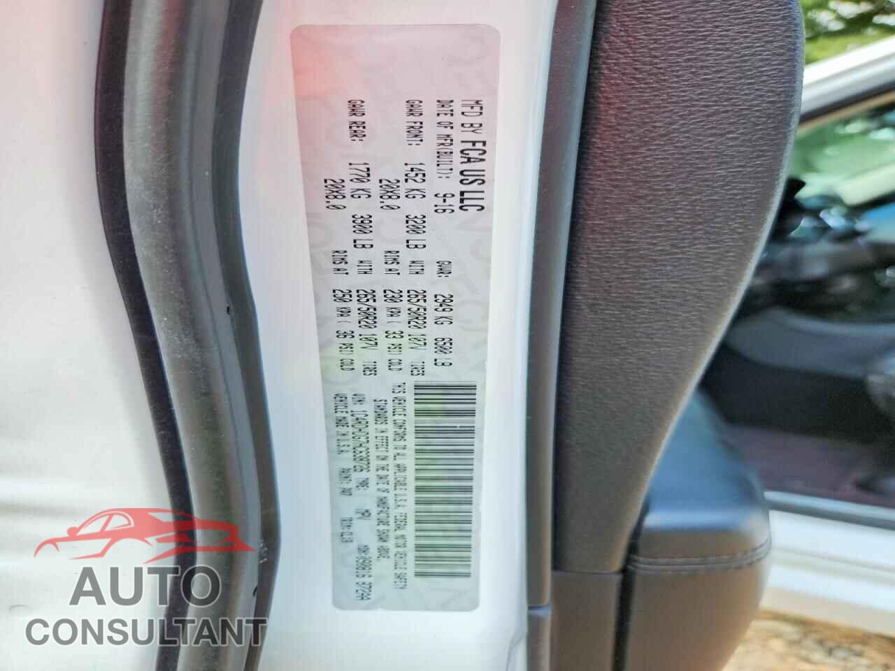 DODGE DURANGO 2017 - 1C4RDHDG7HC638726