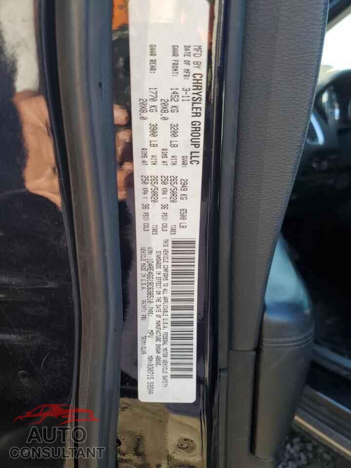 DODGE DURANGO 2011 - 1D4RE4GG1BC638510
