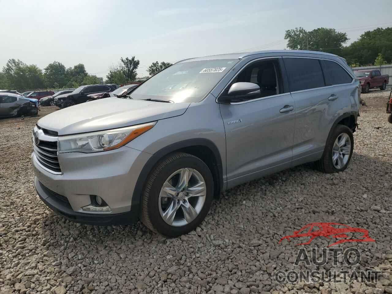 TOYOTA HIGHLANDER 2015 - 5TDDCRFHXFS011345