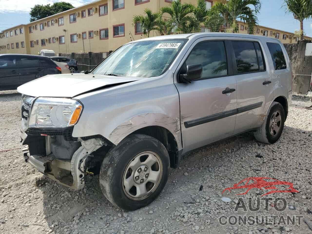 HONDA PILOT 2015 - 5FNYF4H21FB036272