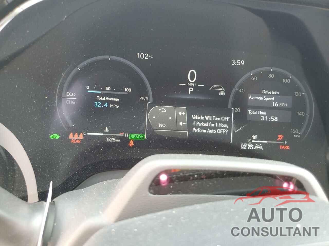 LEXUS RX 350H BA 2025 - 2T2BBMCA4SC087274