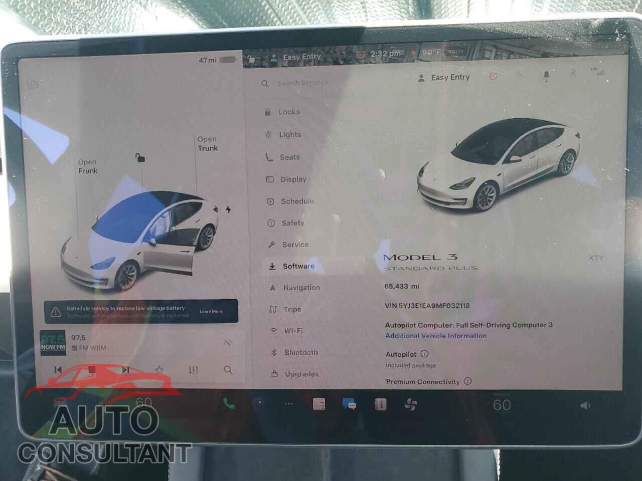 TESLA MODEL 3 2021 - 5YJ3E1EA9MF032118
