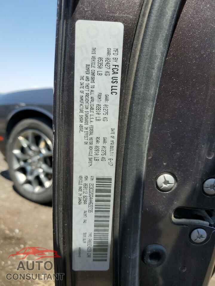 DODGE CHALLENGER 2017 - 2C3CDZGG4HH622735