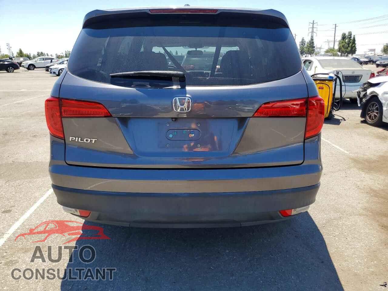 HONDA PILOT 2017 - 5FNYF5H33HB014632