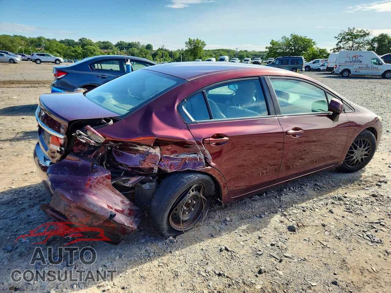 HONDA CIVIC 2013 - 19XFB2F54DE220693