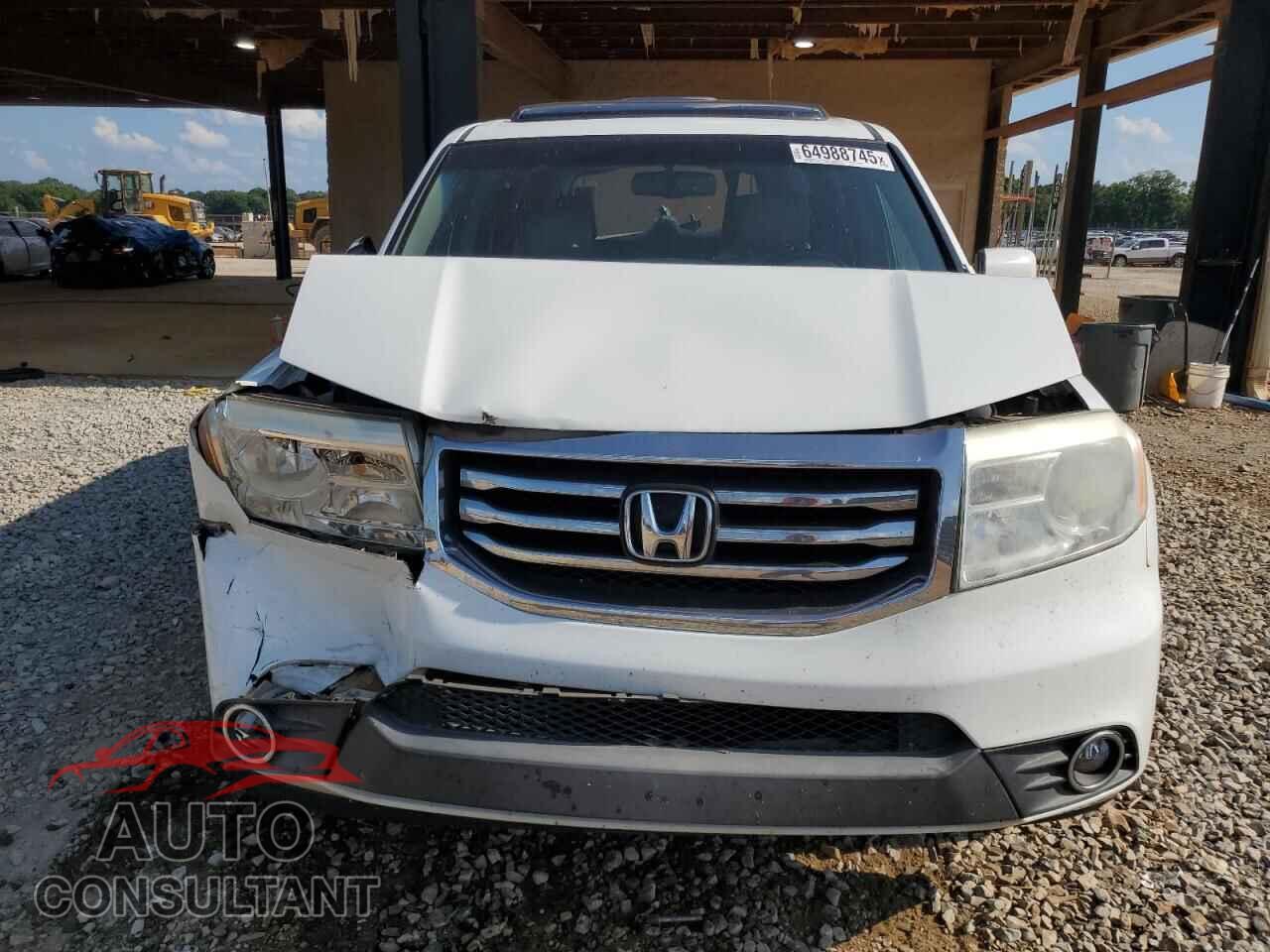HONDA PILOT 2012 - 5FNYF3H60CB024154