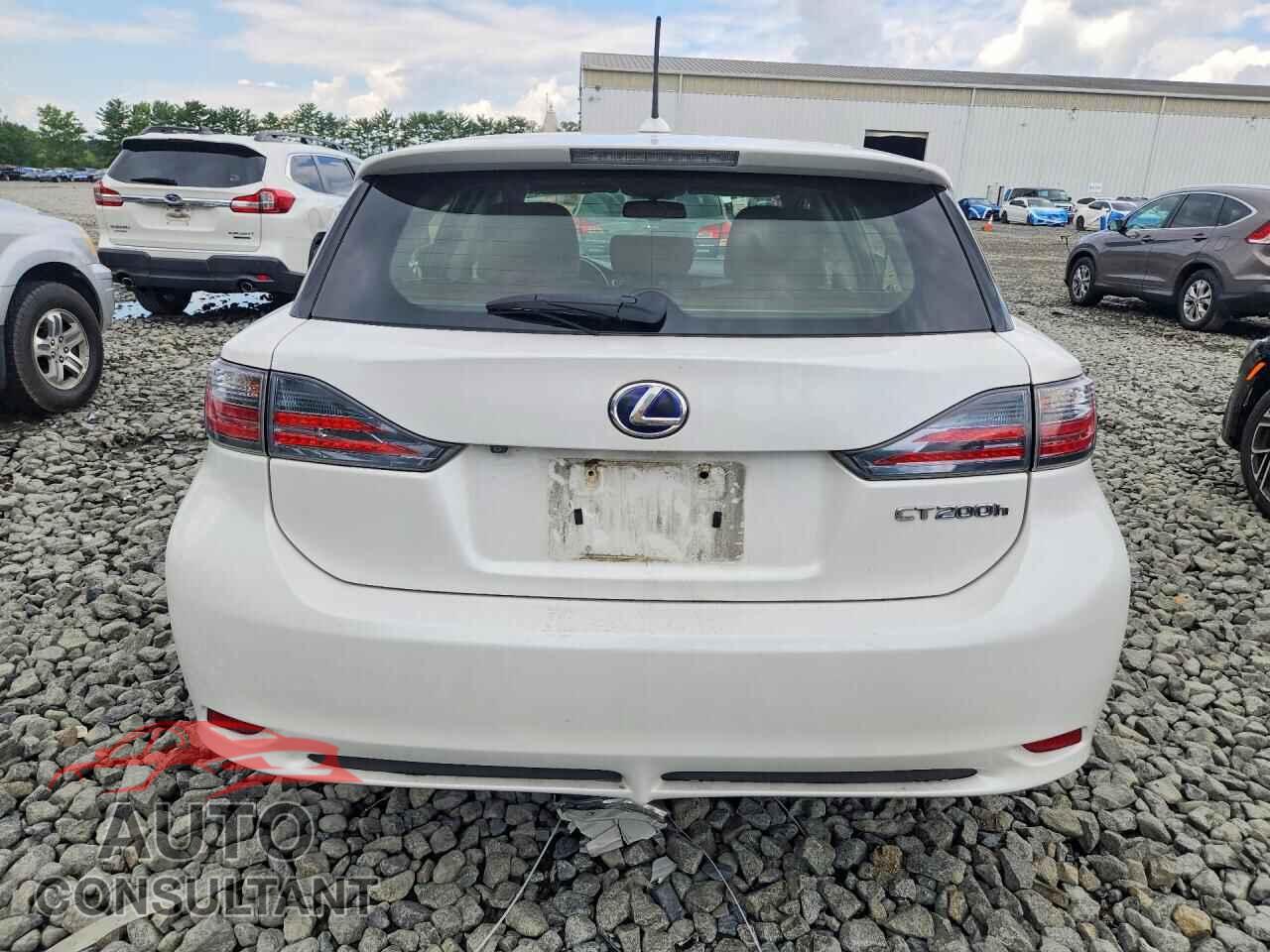 LEXUS CT 200 2012 - JTHKD5BH3C2102588