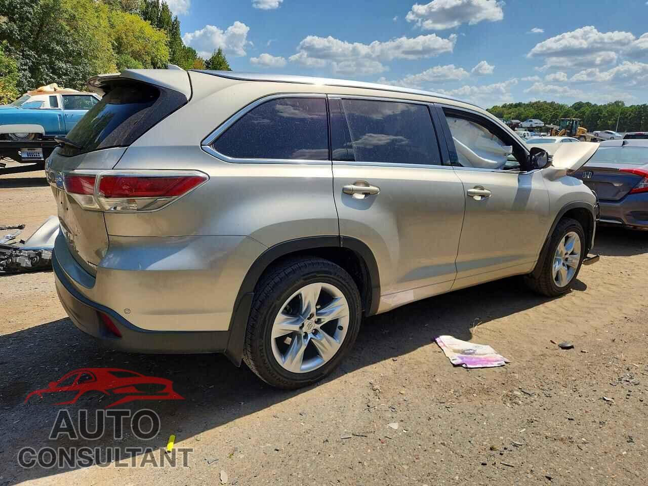 TOYOTA HIGHLANDER 2015 - 5TDYKRFH8FS086002