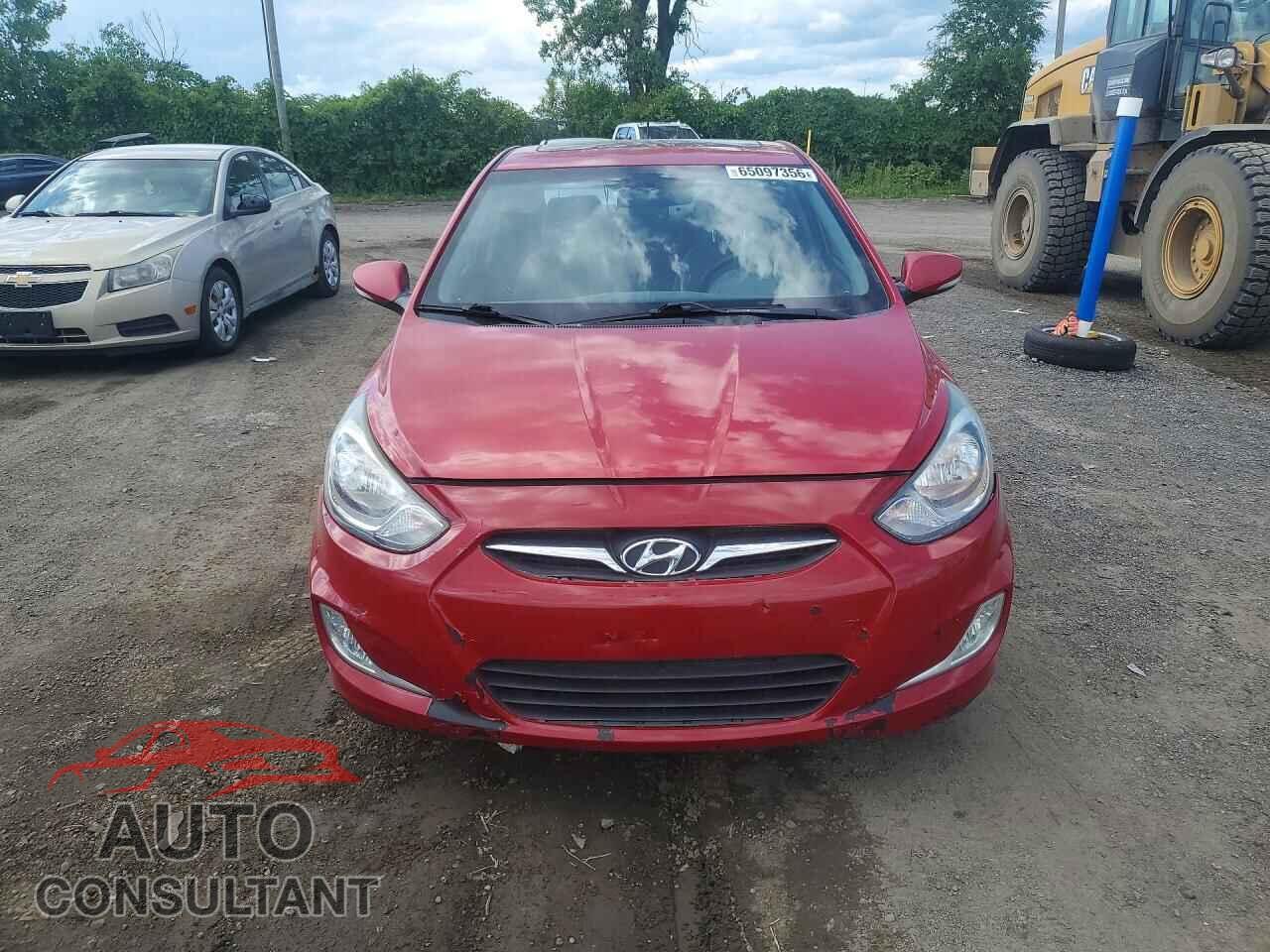 HYUNDAI ACCENT 2013 - KMHCU4AE2DU344300