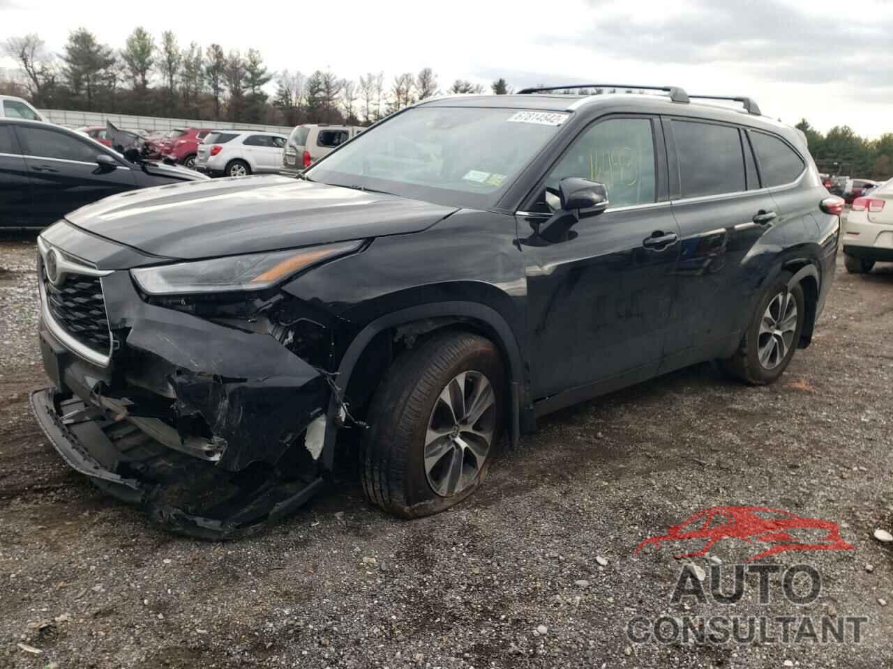 TOYOTA HIGHLANDER 2021 - 5TDGZRBH8MS119865