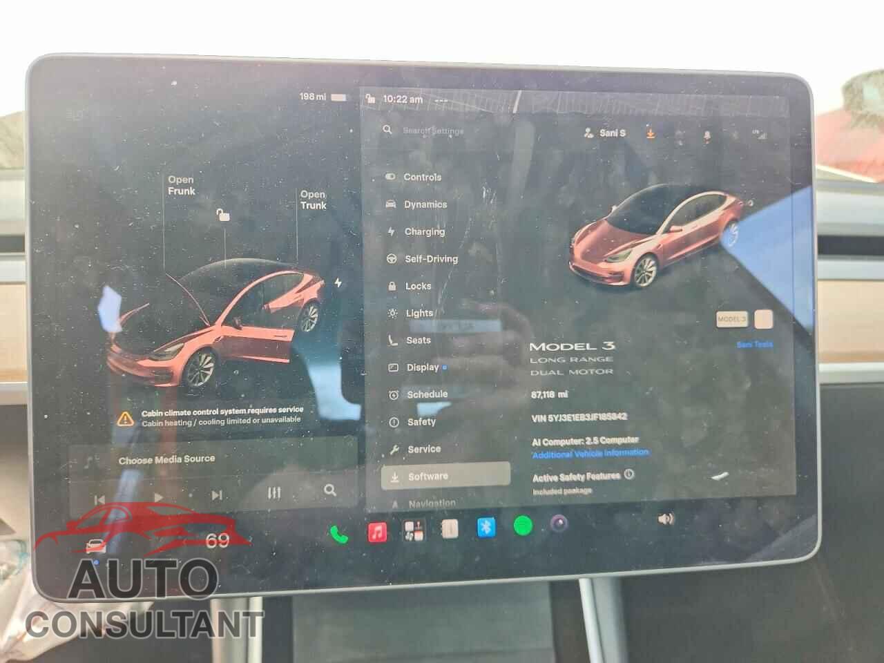 TESLA MODEL 3 2018 - 5YJ3E1EB3JF185842