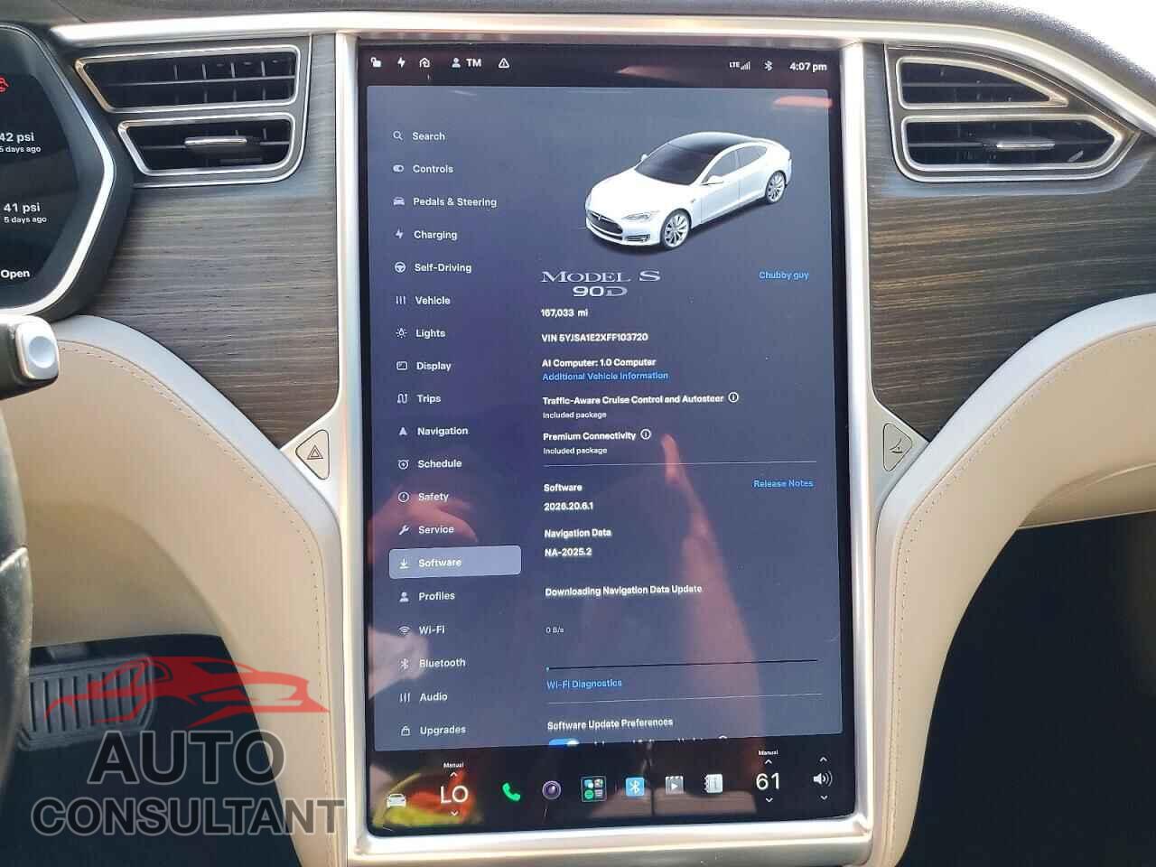 TESLA MODEL S 2015 - 5YJSA1E2XFF103720
