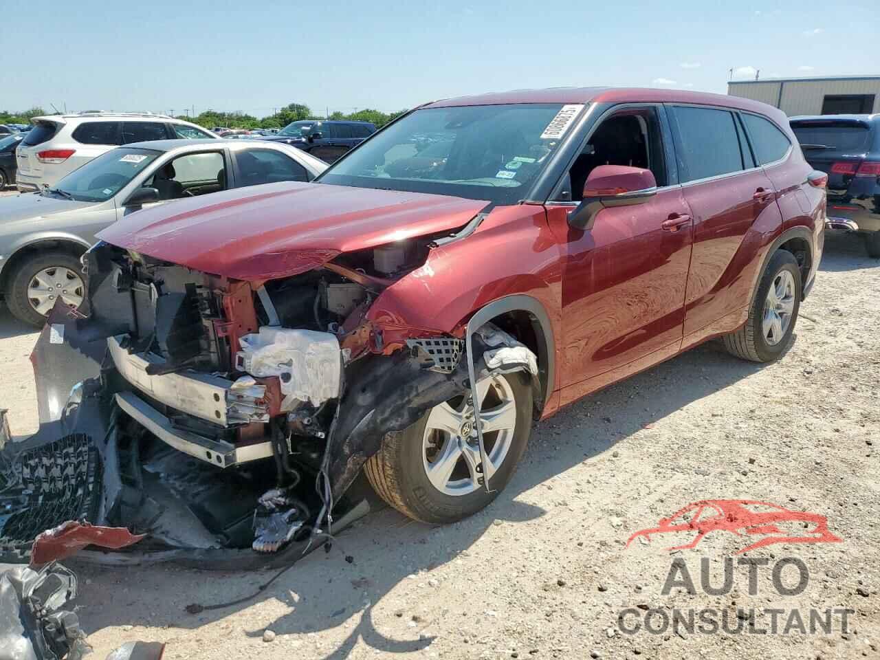TOYOTA HIGHLANDER 2021 - 5TDZZRAHXMS071344